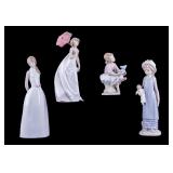 Lladro Young Women and Girl Figurines