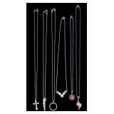 Sterling Silver Pendants and Necklaces