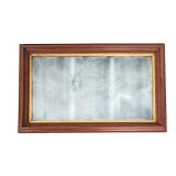 Early Wood Framed Mirror