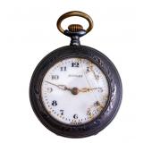 Nicoley Sterling Silver Pocket Watch