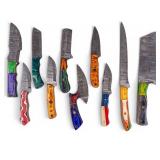 Artisan Damascus Steel Knives, Various Forms (10)