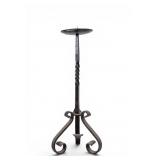 Wrought Iron Tripod Pillar Candle Stand