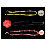 Cinnabar and Chinese Necklaces