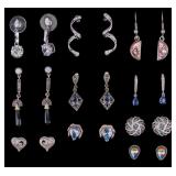 Sterling Silver Earrings (10 prs)