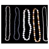 Cultured & Freshwater Pearl Necklaces, 14K Clasps