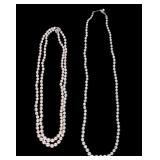 Graduated Pearl Necklaces