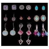 Vintage Artisan Sterling Earrings (10 prs)