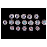 Silver Concho Buttons