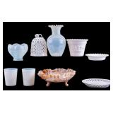 Imperial Slag Glass, Opalescent + Other Glass