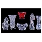 Mikasa and Other Crystal Vases and Figurines