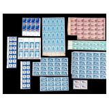 USA Stamp Sheets, Partial Blocks