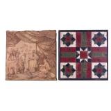 Vintage Tapestry & Contemporary Folk Art