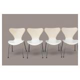 Set of 4 Fritz Hansen Side Chairs