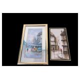 Impressionist Oil on Canvas Cityscapes (2)