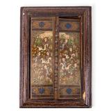 Antique Persian Qajar Wooden Mirror Frame