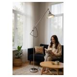 Contemporary Chrome Adjustable Floor Lamp