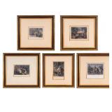 19th C Color Lithographs by John Rogers (1808-88)
