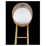 Hollywood Regency Style Folding Mirror Table