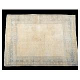 Large Hand-Knotted Turkish Rug