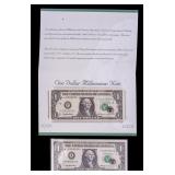Millenium 2001 Federal Reserve Notes