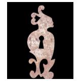 18/19th C Wrought Iron Escutcheon Plate