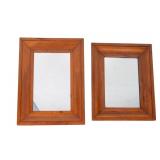 Ogee-Style Mahogany Mirrors