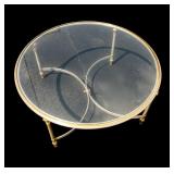 Vintage Italian MCM Round Coffee Table