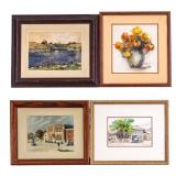 Vintage Watercolor Paintings and Prints