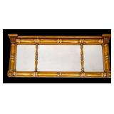 19th C American Empire Classical 3-Panel Mirror