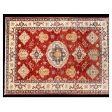 Antique Hand-Knotted Persian Area Rug