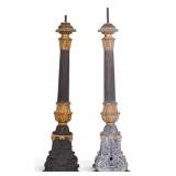 French Empire Bronze Lamp Bases (2)