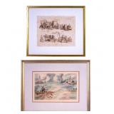 Antique 1807 "Brewing and Cyder Making" Engraving