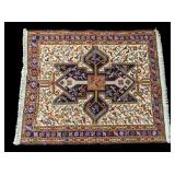 Unusual Figural Sumak Area Rug / Mat