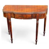19c Mahogany Philadelphia Card Table