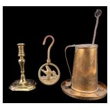 Cape Cod Brass Firestarter, Duck Hook, Candlestick