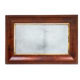 Antique Ogee Mahogany Bracket Mirror