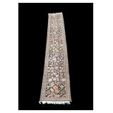 Hand-Knotted Wool Persian Runner ~18.5