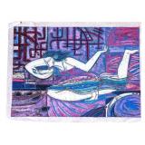 Signed Adrian Wong Shue Songbird Deluxe Serigraph
