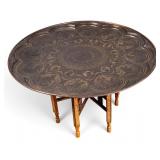 Large Persian Bronze Charger