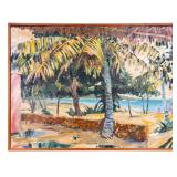 Coastal Scene Oil on Canvas Diane Mannion