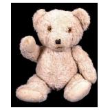 Early Jointed Teddy Bear w/ Amber Glass Eyes
