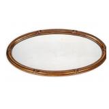 Vintage Oval Decorator Mirror