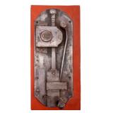 18C Hand-Forged Iron Door Lock Mechanism