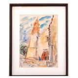 McCarthy 1963 Architectural Watercolor