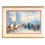 James Carlin (1906-1005) W/C, London Scene