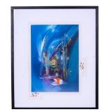 Foiled Offset Lithograph- Claus Schenk (Ger 20thC)