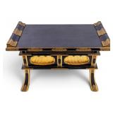 Japanese Black & Gilt Wood Stool/Home Altar Table
