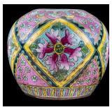 Period Chinese Famille Rose Turquoise Ginger Jar