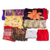 Yves Saint Laurent Silk Scarf, 5 More & 2 Clutches