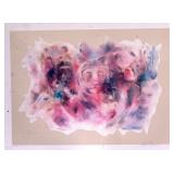 Signed Hilda Rindom (d. 2004) "Safari" Lithograph